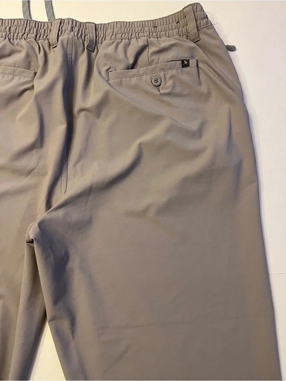 Birdie Bound Gray Performance Golf Pull On Elastic Waist Jogger Pants 2XL